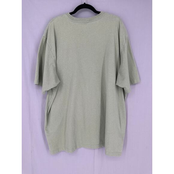 Carhartt Shirt Mens 2XL Green Pocket Tee Loose Fit Short Sleeve Logo Workwear - Picture 3 of 6